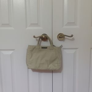 💚 2/$35 Sisley beige nylon hand bag
